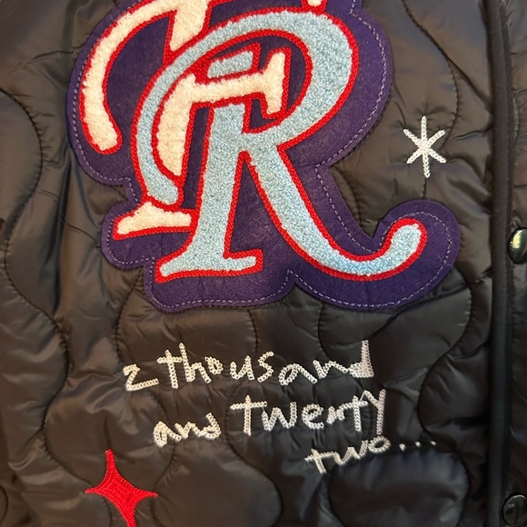 Men’s First Row Quilted Floral Jacket - SZ XL - Picture 5 of 11